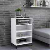 NNEVL Sideboard White 57x35x90 cm Chipboard