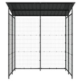 NNEVL Bicycle Shed 190x190x222 cm Steel Black