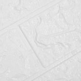 NNEVL 3D Wallpaper Bricks Self-adhesive 10 pcs White