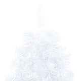 NNEVL Artificial Half Christmas Tree with Stand White 120 cm PVC