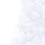NNEVL Artificial Half Christmas Tree with Stand White 150 cm PVC