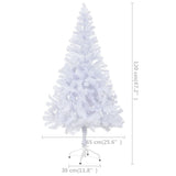NNEVL Artificial Christmas Tree with Stand 120 cm 230 Branches