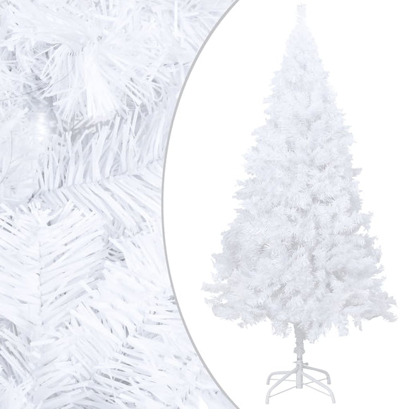 NNEVL Artificial Christmas Tree with Thick Branches White 120 cm PVC