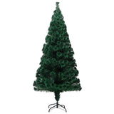 NNEVL Artificial Christmas Tree with Stand Green 180 cm Fibre Optic
