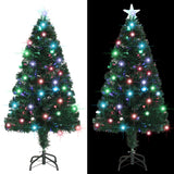 NNEVL Artificial Christmas Tree with Stand/LED 120 cm Fibre Optic