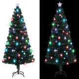 NNEVL Artificial Christmas Tree with Stand/LED 150 cm Fibre Optic