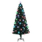 NNEVL Artificial Christmas Tree with Stand and LED 180 cm Fibre Optic