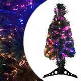 NNEVL Artificial Slim Christmas Tree with Stand 64 cm Fibre Optic