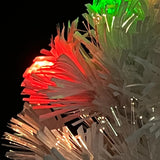 NNEVL Artificial Christmas Tree with LED White 64 cm Fibre Optic