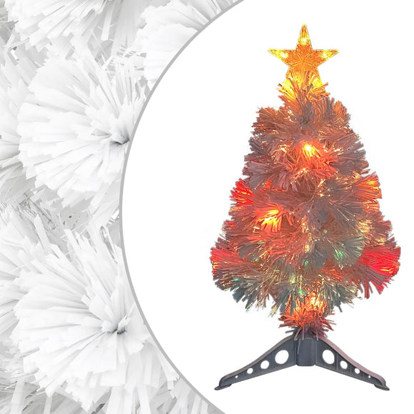 NNEVL Artificial Christmas Tree with LED White 64 cm Fibre Optic