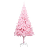 NNEVL Artificial Christmas Tree with Stand Pink 240 cm PVC