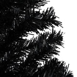 NNEVL Artificial Christmas Tree with Stand Black 120 cm PVC