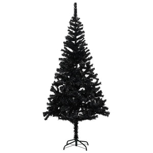 NNEVL Artificial Christmas Tree with Stand Black 240 cm PVC
