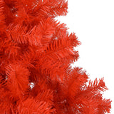NNEVL Artificial Christmas Tree with Stand Red 120 cm PVC