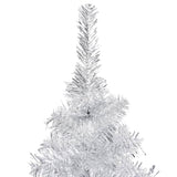 NNEVL Artificial Christmas Tree with Stand Silver 120 cm PET