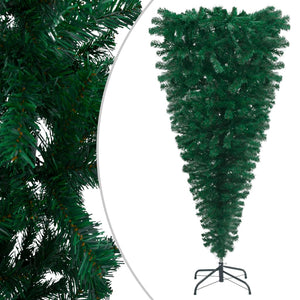 NNEVL Upside-down Artificial Christmas Tree with Stand Green 150 cm