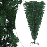 NNEVL Upside-down Artificial Christmas Tree with Stand Green 240 cm