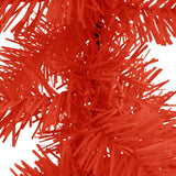 NNEVL Christmas Garland with LED Lights 10 m Red