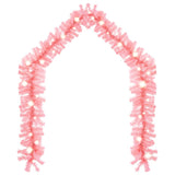 NNEVL Christmas Garland with LED Lights 5 m Pink