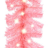 NNEVL Christmas Garland with LED Lights 5 m Pink