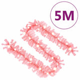 NNEVL Christmas Garland with LED Lights 5 m Pink