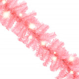 NNEVL Christmas Garland with LED Lights 10 m Pink