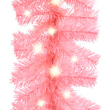 NNEVL Christmas Garland with LED Lights 10 m Pink