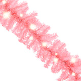 NNEVL Christmas Garland with LED Lights 20 m Pink