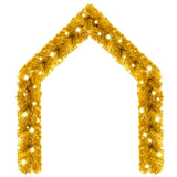 NNEVL Christmas Garland with LED Lights 5 m Gold