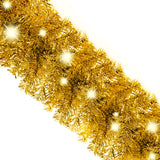 NNEVL Christmas Garland with LED Lights 5 m Gold