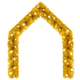 NNEVL Christmas Garland with LED Lights 10 m Gold