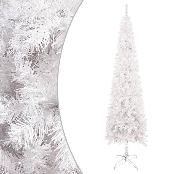 NNEVL Slim Christmas Tree White 150 cm
