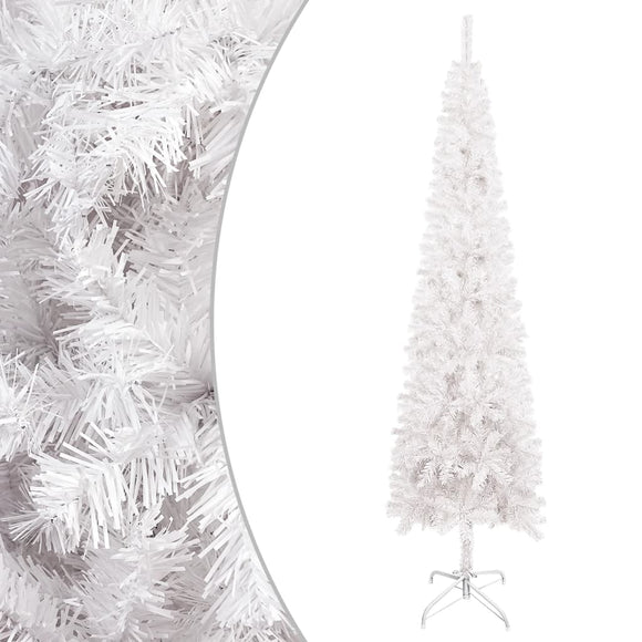 NNEVL Slim Christmas Tree White 180 cm