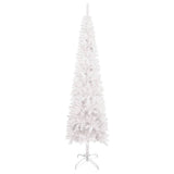 NNEVL Slim Christmas Tree White 240 cm