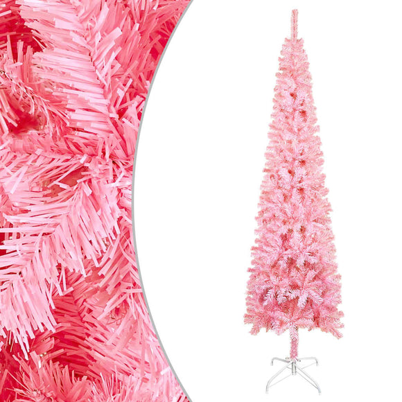 NNEVL Slim Christmas Tree Pink 240 cm