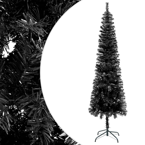 NNEVL Slim Christmas Tree Black 180 cm