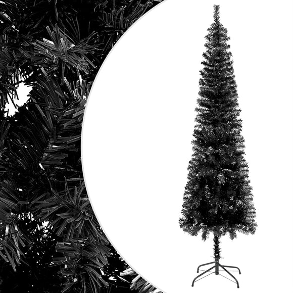 NNEVL Slim Christmas Tree Black 210 cm