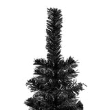 NNEVL Slim Christmas Tree Black 210 cm