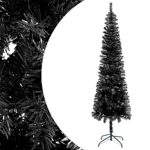 NNEVL Slim Christmas Tree Black 240 cm