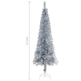NNEVL Slim Christmas Tree Silver 150 cm