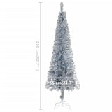 NNEVL Slim Christmas Tree Silver 210 cm