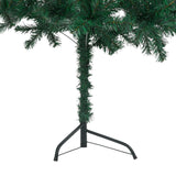 NNEVL Corner Artificial Christmas Tree Green 150 cm PVC