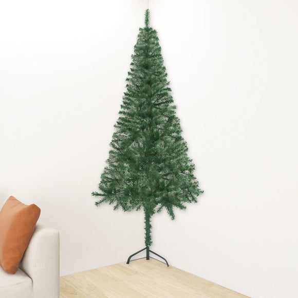 NNEVL Corner Artificial Christmas Tree Green 150 cm PVC