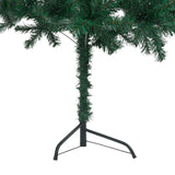 NNEVL Corner Artificial Christmas Tree Green 180 cm PVC