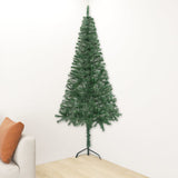 NNEVL Corner Artificial Christmas Tree Green 180 cm PVC