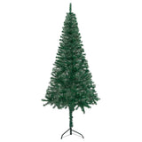 NNEVL Corner Artificial Christmas Tree Green 210 cm PVC