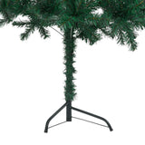 NNEVL Corner Artificial Christmas Tree Green 210 cm PVC