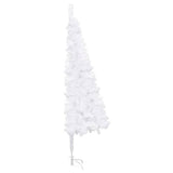 NNEVL Corner Artificial Christmas Tree White 150 cm PVC