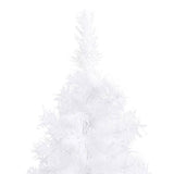 NNEVL Corner Artificial Christmas Tree White 150 cm PVC