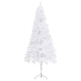 NNEVL Corner Artificial Christmas Tree White 180 cm PVC